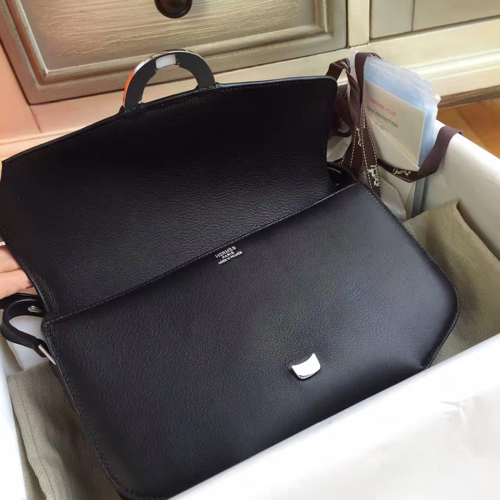 Hermes Cherche-Midi 25 Black