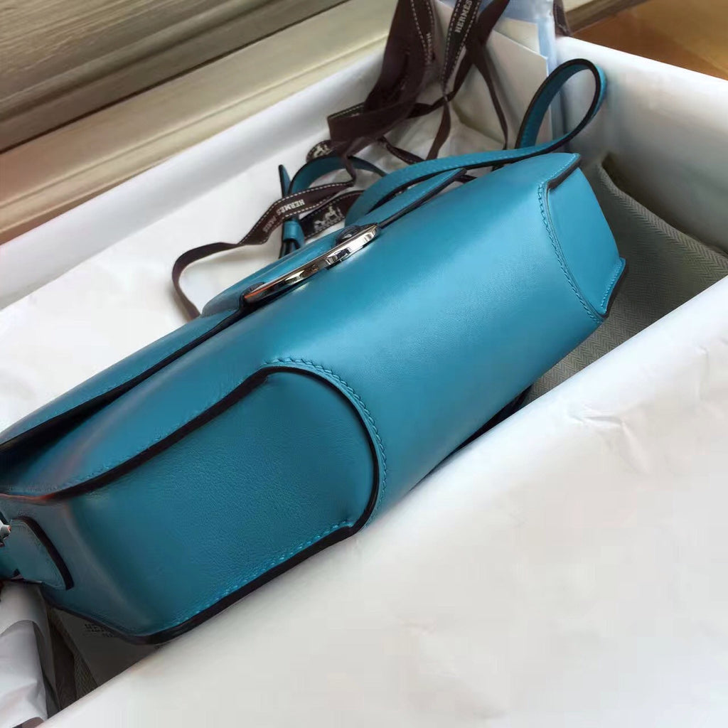 Hermes Cherche-Midi 25 Turquoise