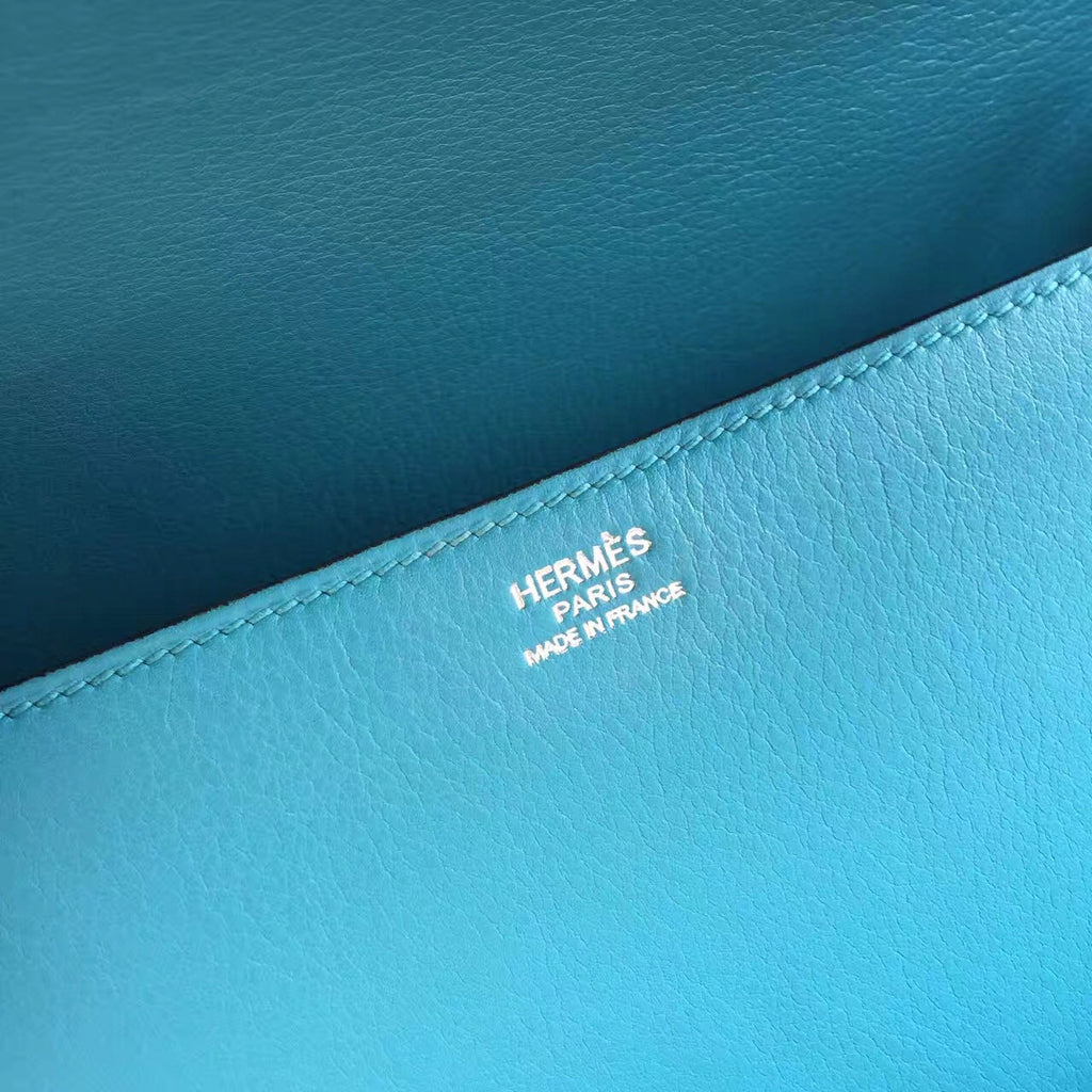 Hermes Cherche-Midi 25 Turquoise