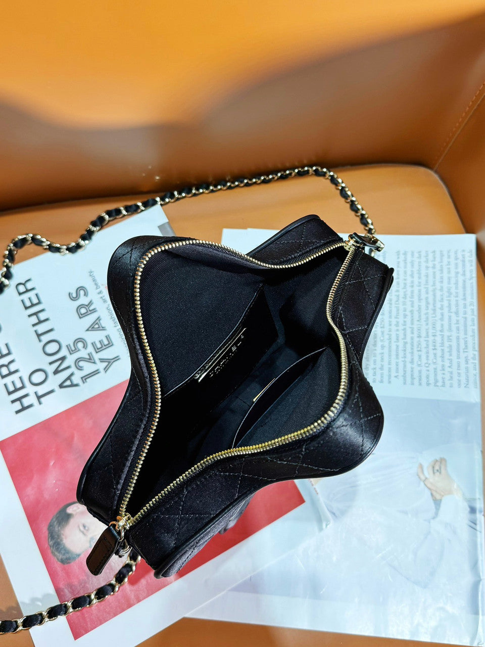 CHANEL STAR HAND BAG BLACK
