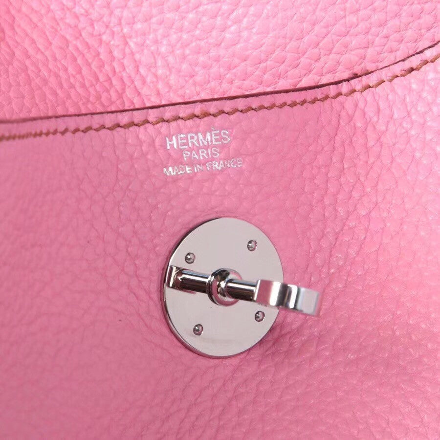 Hermes Lindy 26 Sakura Pink Togo Palladium HW