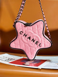 CHANEL STAR HAND BAG PINK