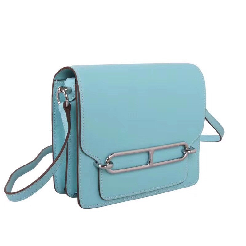 Hermes  23 3P Blue Atoll Sac Roulis Bag