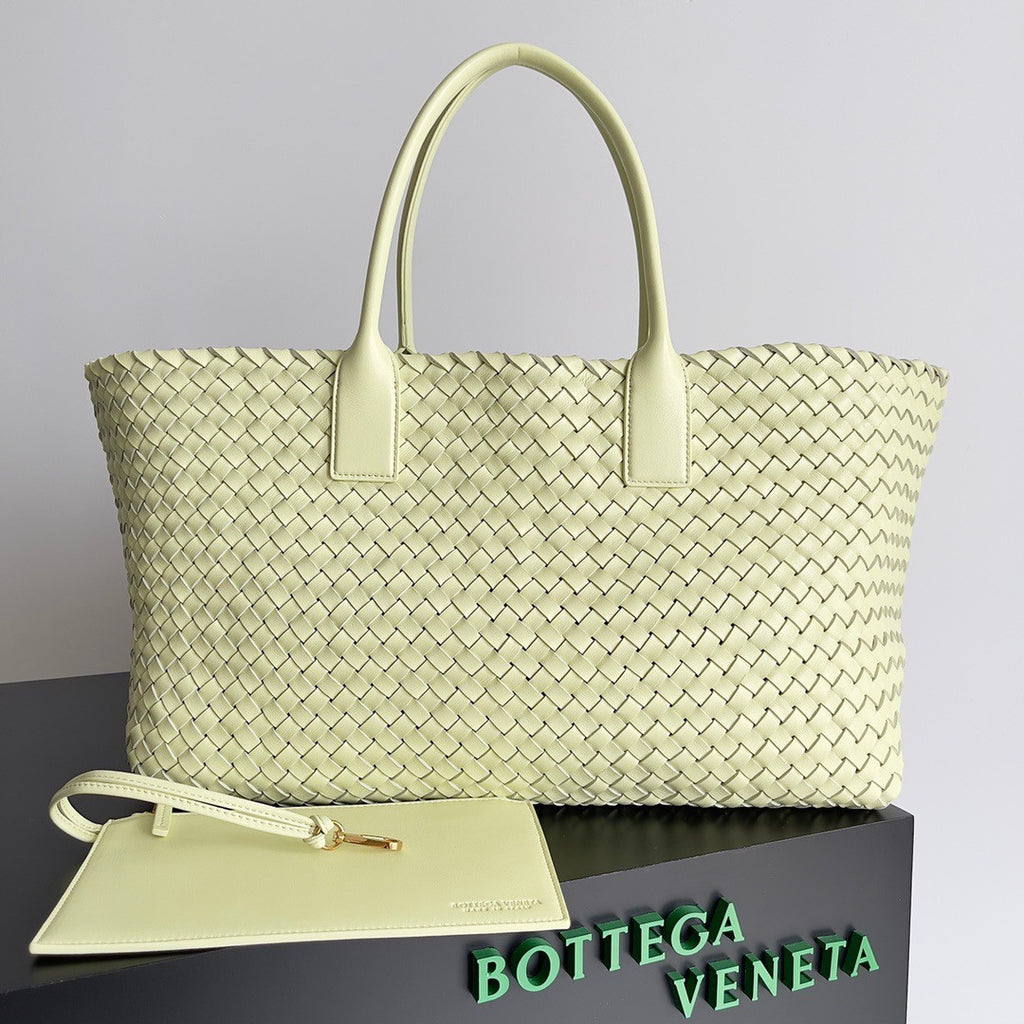 Bottega Veneta Large Cabat in  Zest Washed