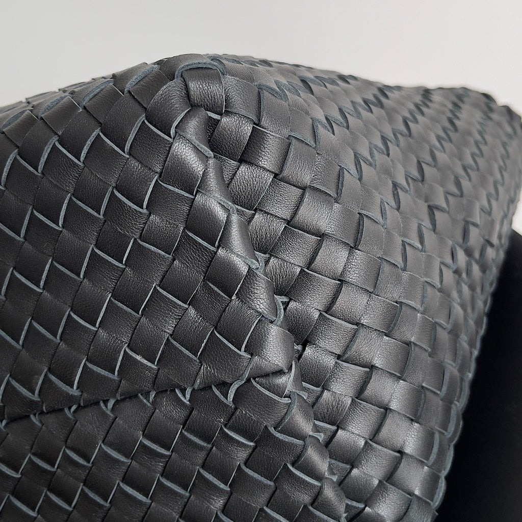 Bottega Veneta Large Cabat in Black