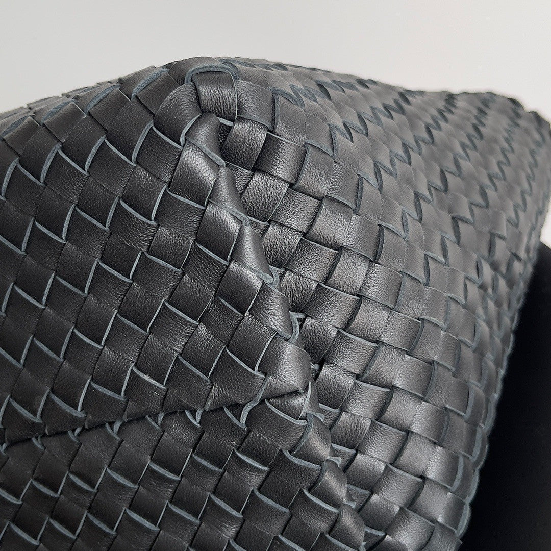 Bottega Veneta Large Cabat in Black