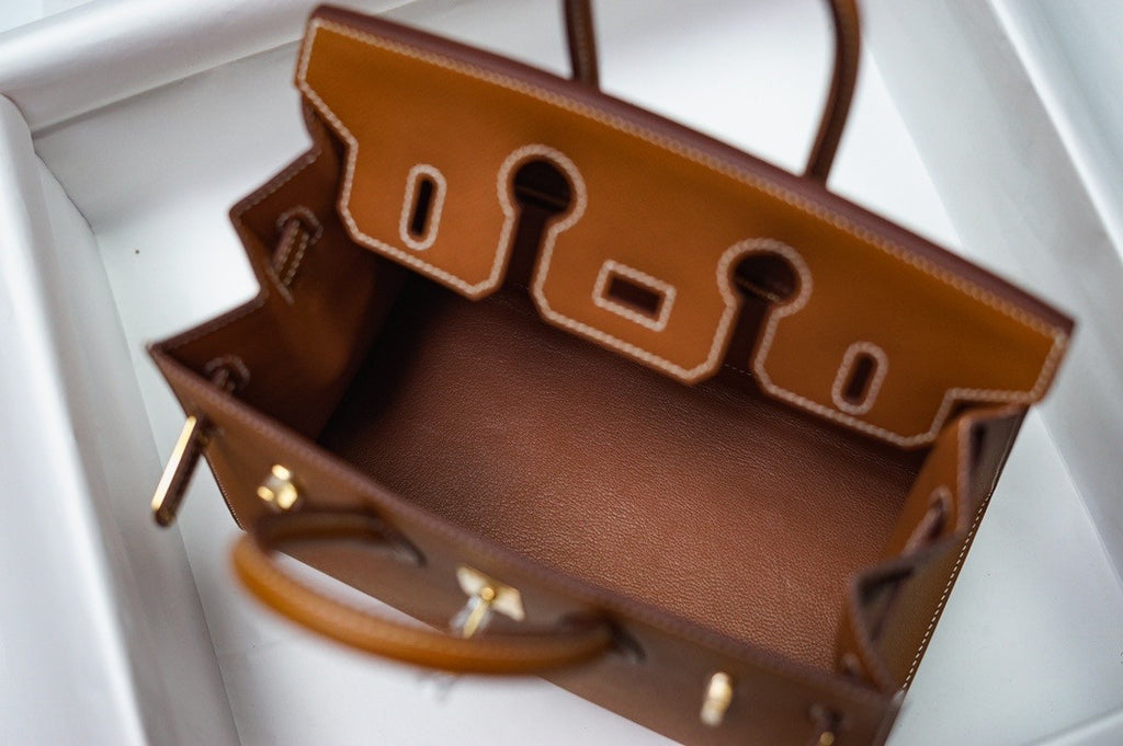 Hermes Birkin 25 Sellier Gold Madame Grain Gold Hardware