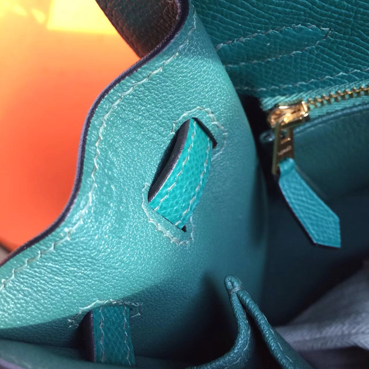 Hermes Green Mini Kelly II 20 Epsom calf Gold Hardware