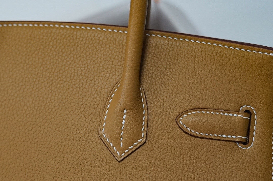 Hermes Birkin 30 Sellier Gold Madame Grain Gold Hardware
