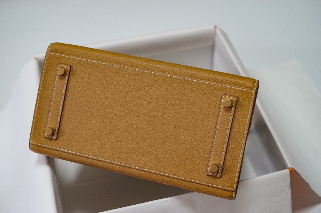 Hermes Birkin 30 Sellier Gold Madame Grain Gold Hardware