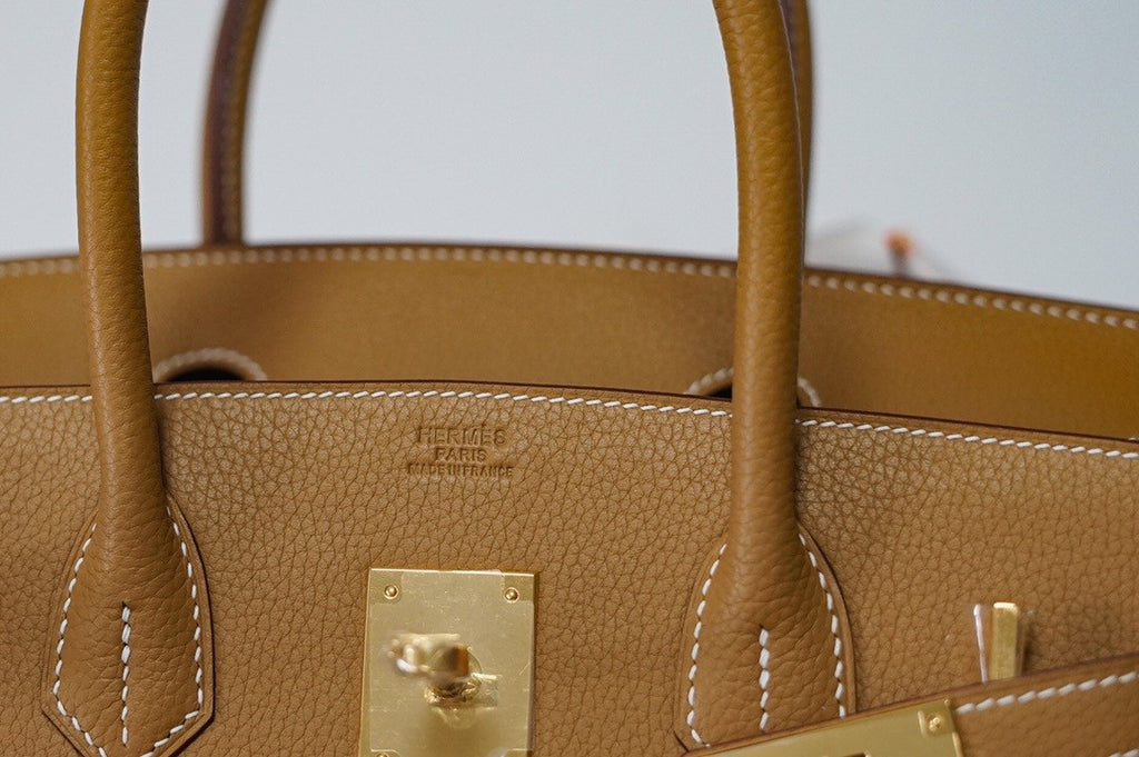 Hermes Birkin 30 Sellier Gold Madame Grain Gold Hardware
