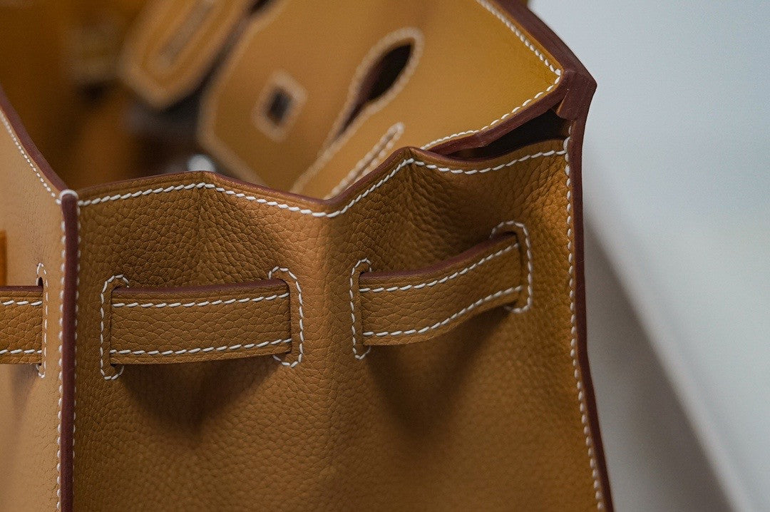 Hermes Birkin 30 Sellier Gold Madame Grain Gold Hardware