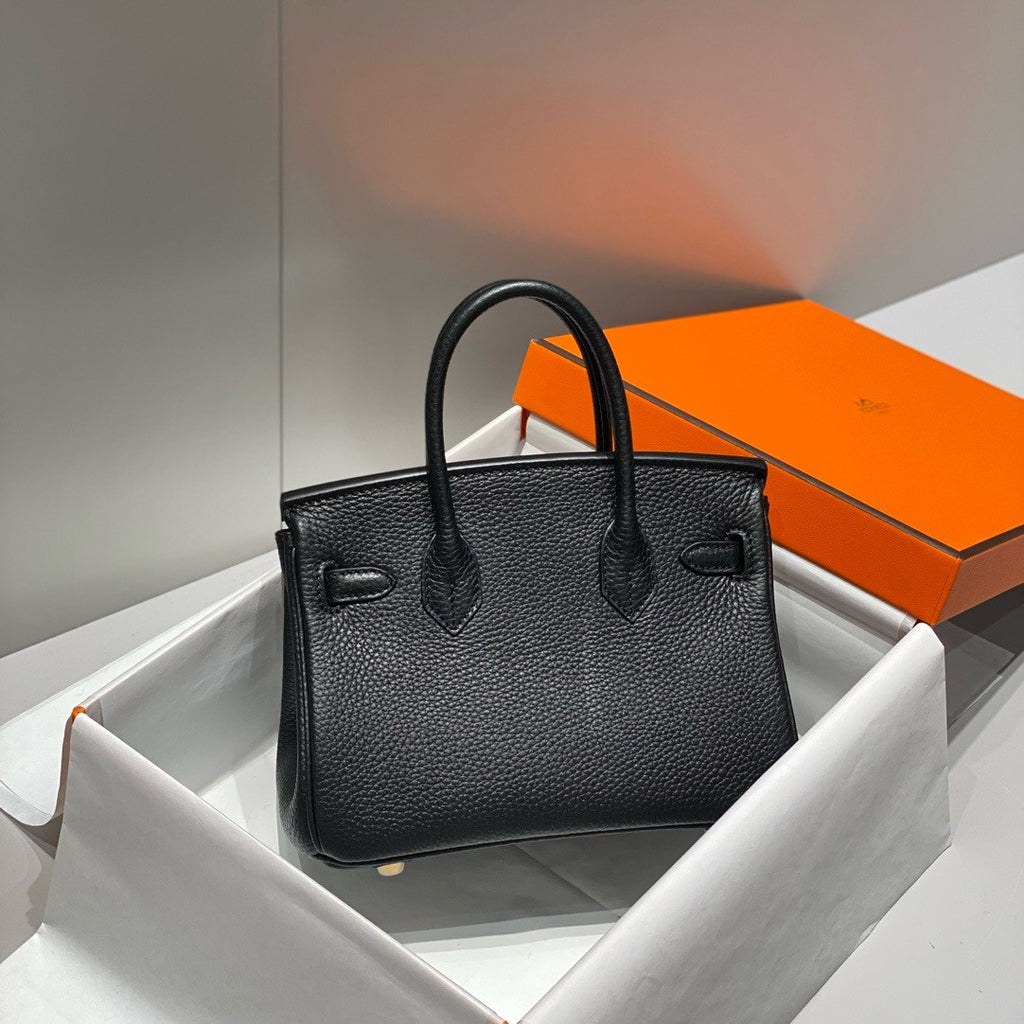 Hermès Birkin 20  Black Togo Leather Gold Hardware