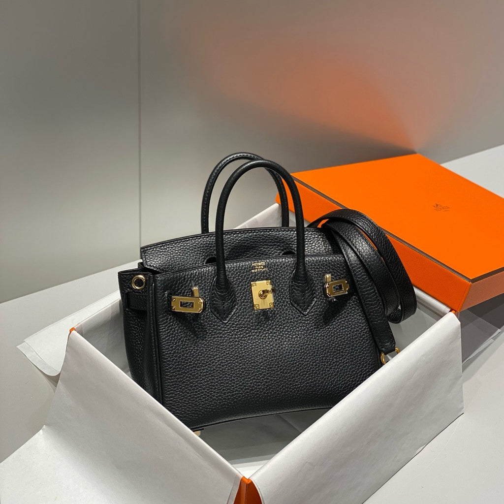 Hermès Birkin 20  Black Togo Leather Gold Hardware