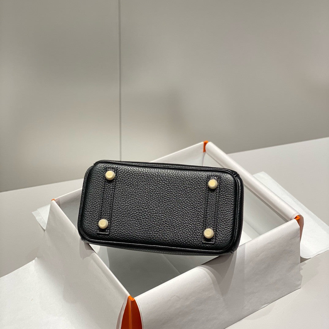 Hermès Birkin 20  Black Togo Leather Gold Hardware