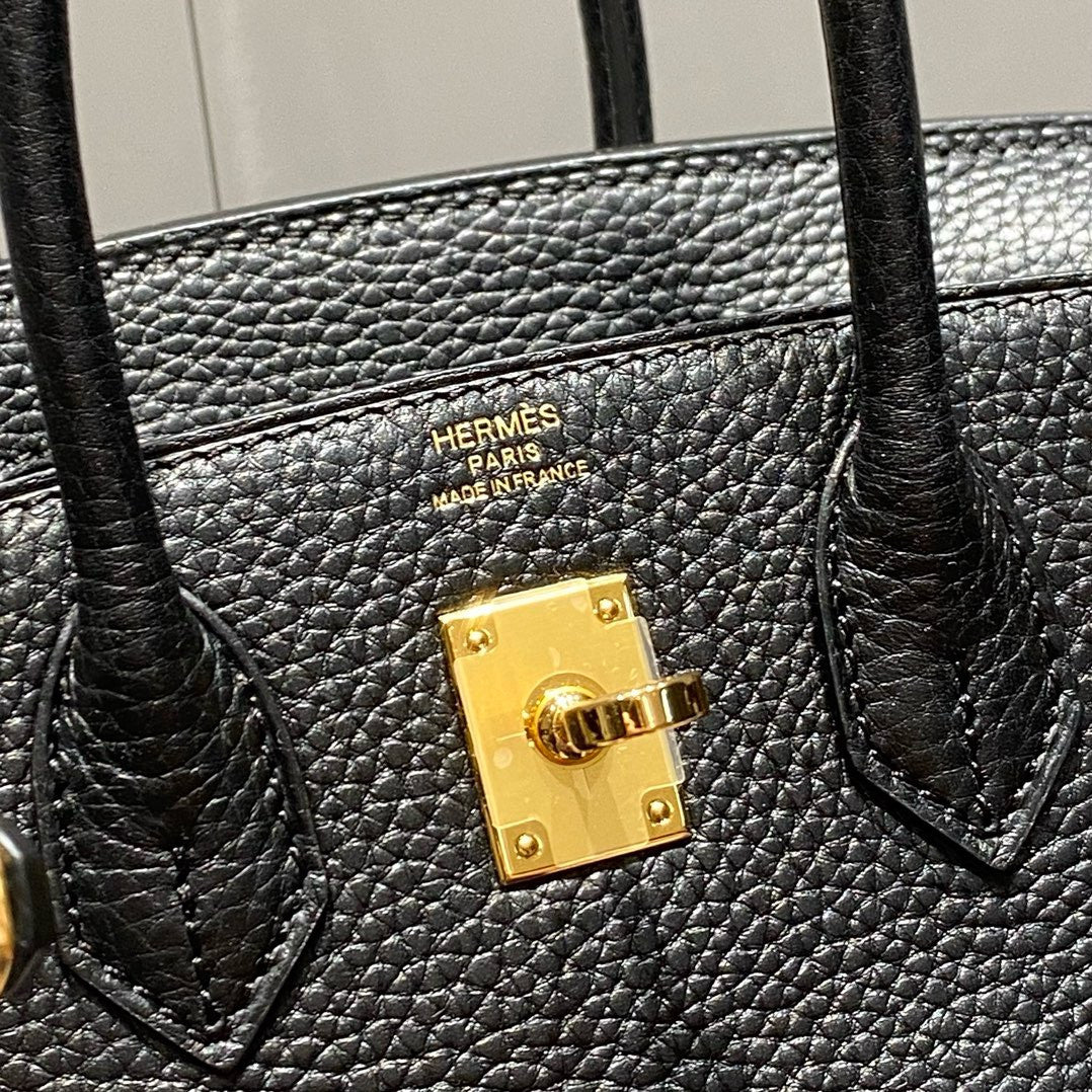 Hermès Birkin 20  Black Togo Leather Gold Hardware