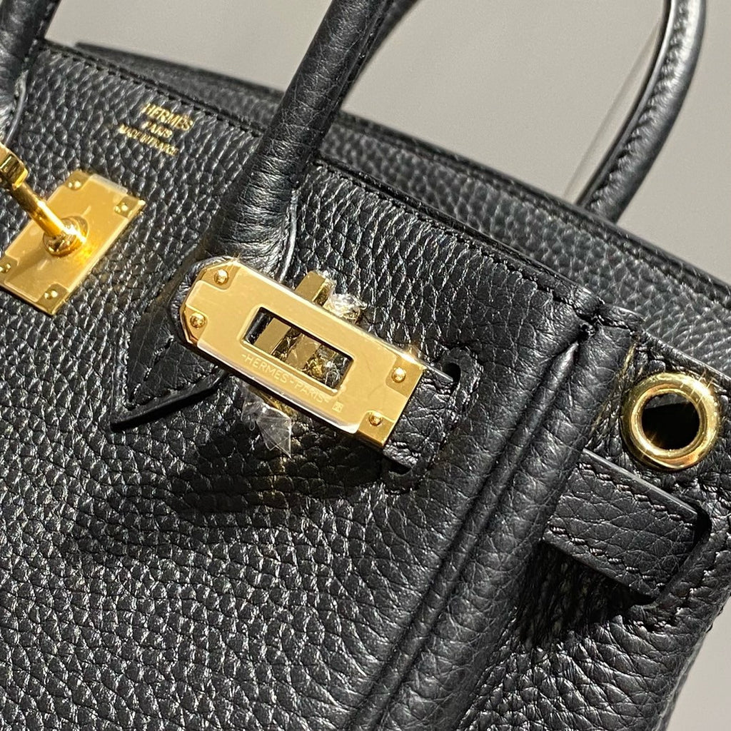 Hermès Birkin 20  Black Togo Leather Gold Hardware