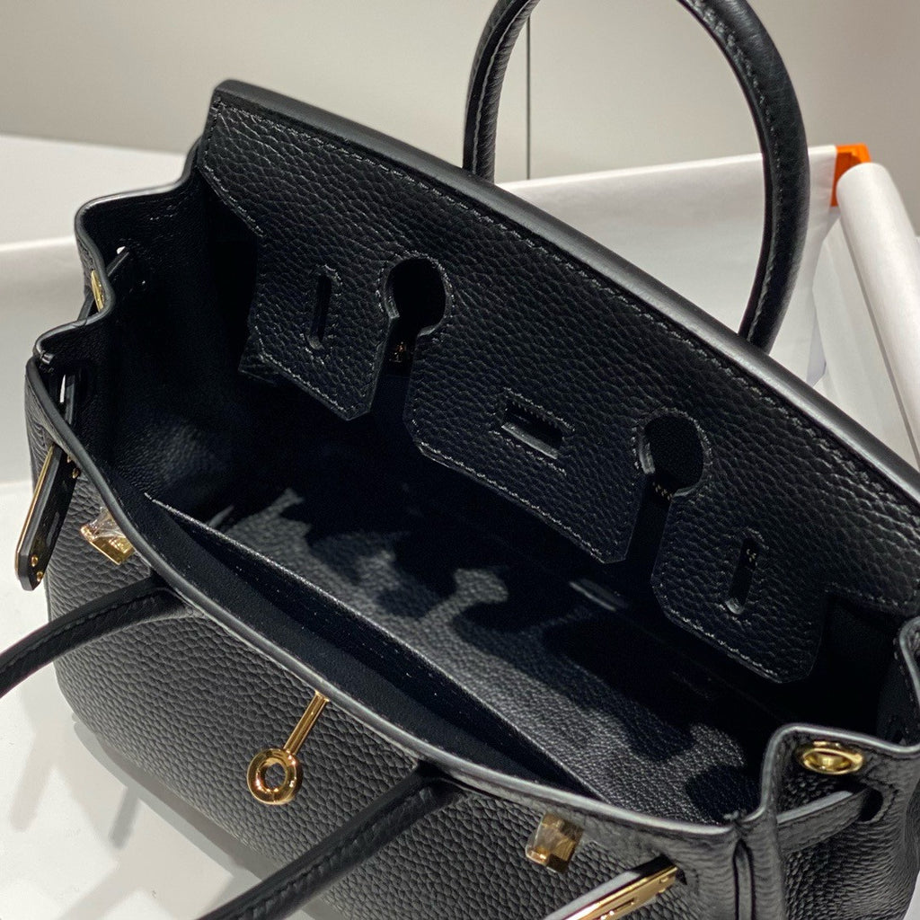 Hermès Birkin 20  Black Togo Leather Gold Hardware