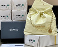 CHANEL 22 HANDBAG Yellow Medium AW 2022