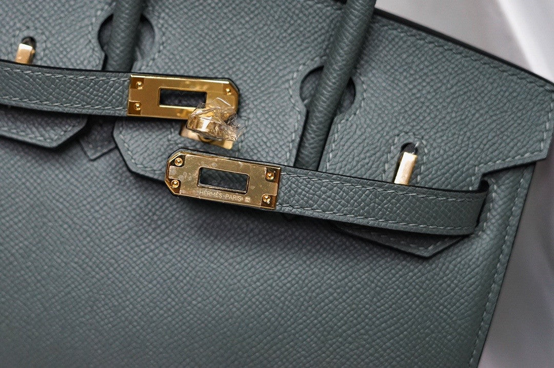 [Exclusive] Hermes Vert Amande  Birkin 20cm Epsom Gold Hardware