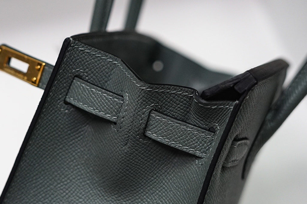 [Exclusive] Hermes Vert Amande  Birkin 20cm Epsom Gold Hardware