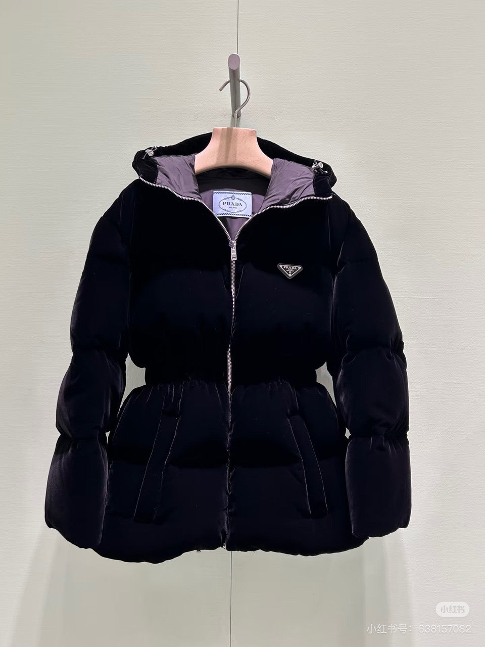 Prada Velvet down jacket