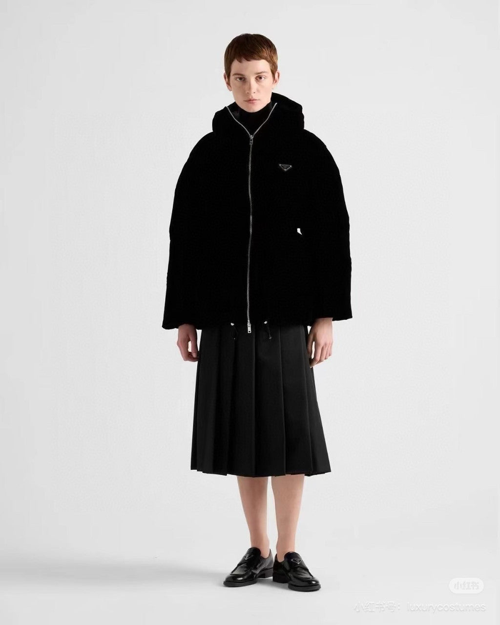 Prada Velvet down jacket