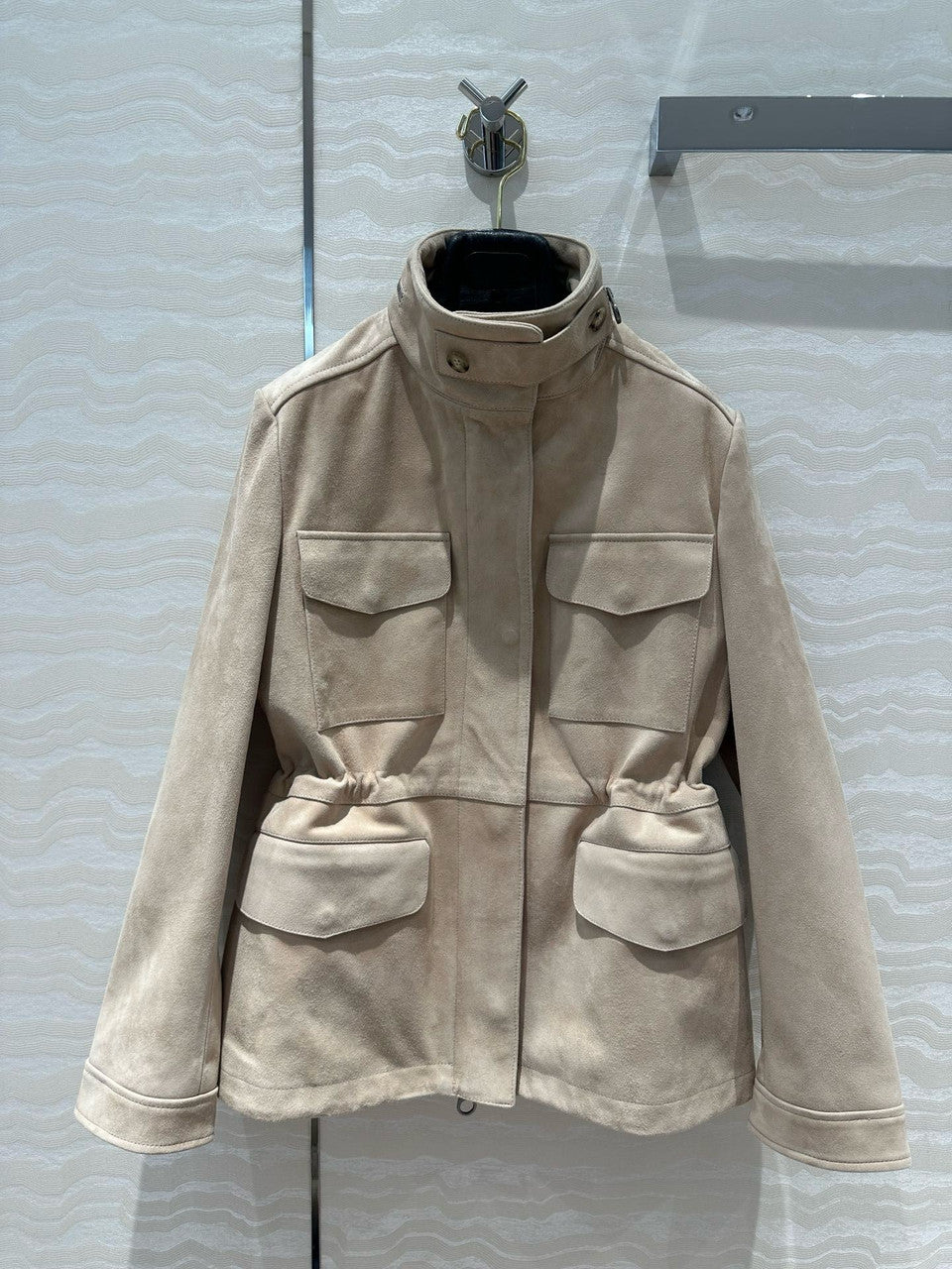 Loro Piana Mini Traveller Jacket  Lambskin Lotus Root