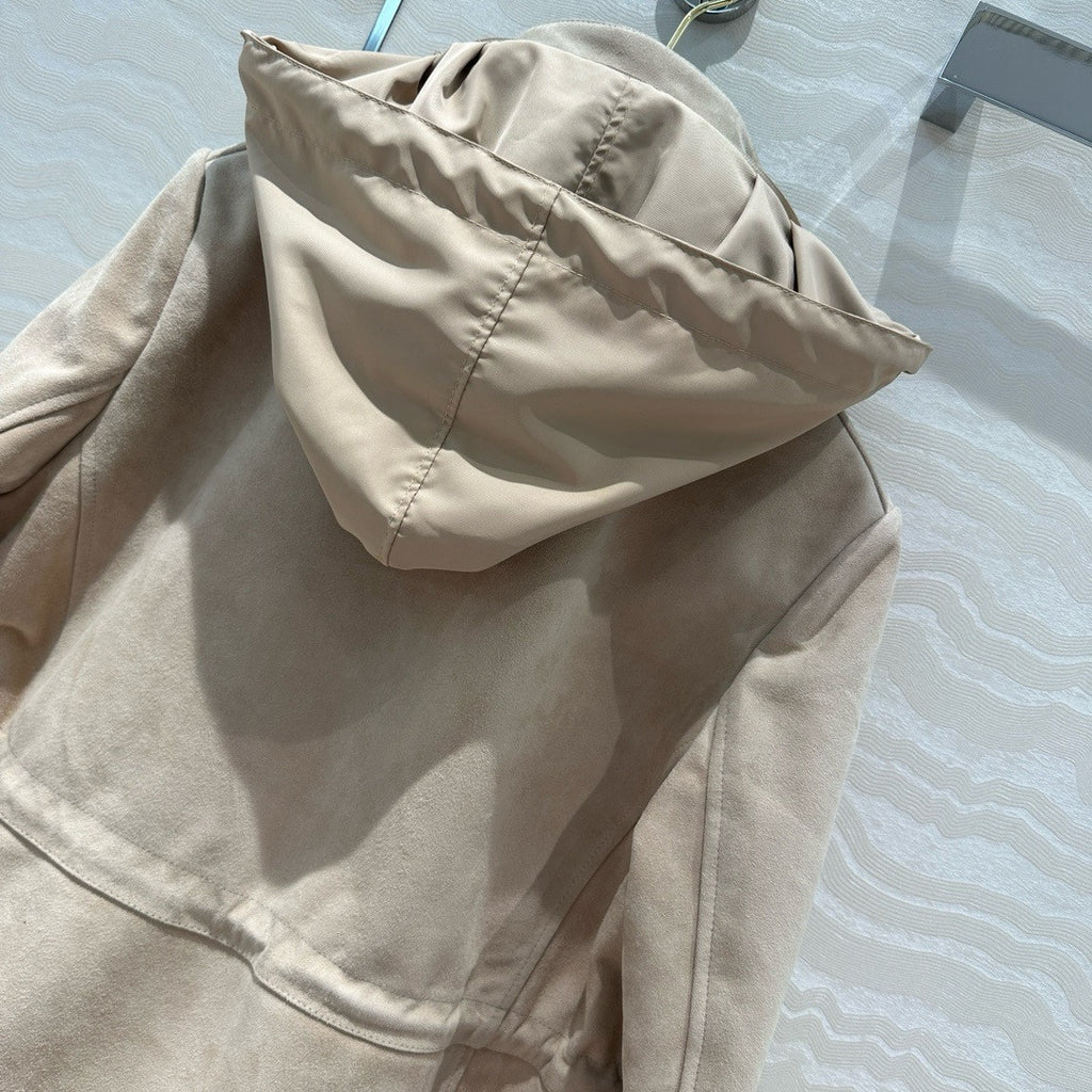 Loro Piana Mini Traveller Jacket  Lambskin Lotus Root