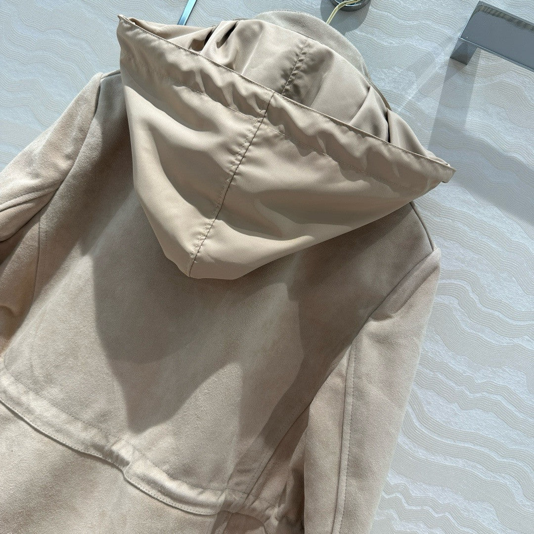 Loro Piana Mini Traveller Jacket  Lambskin Lotus Root