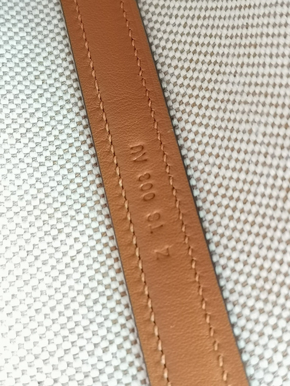 Hermes Cabas H en Biais 27 Ecru/Naturel/Gold Bag