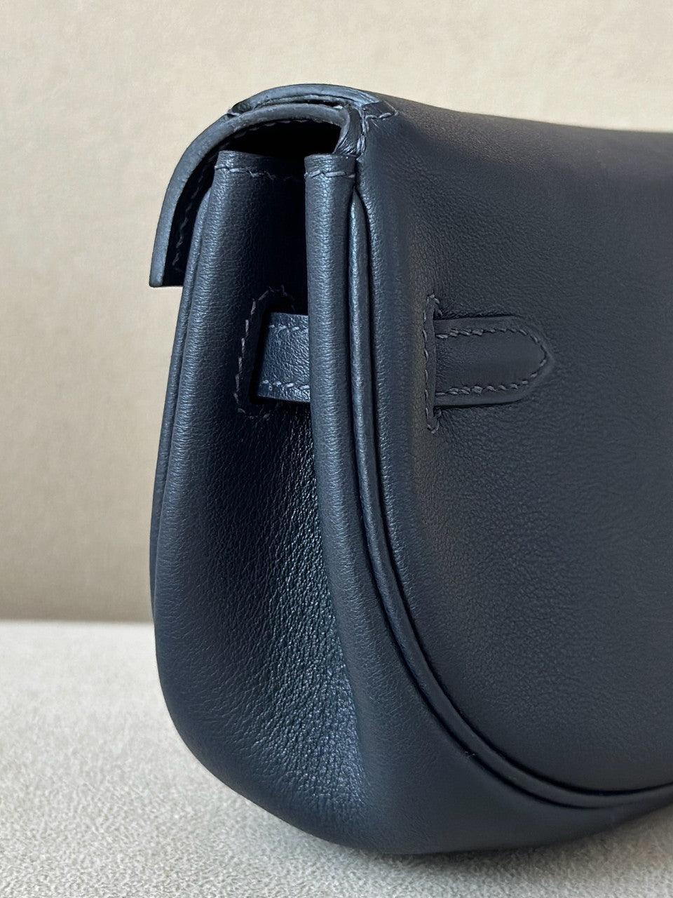 Hermès Kelly Moove Blue Nuit Swift Palladium Hardware