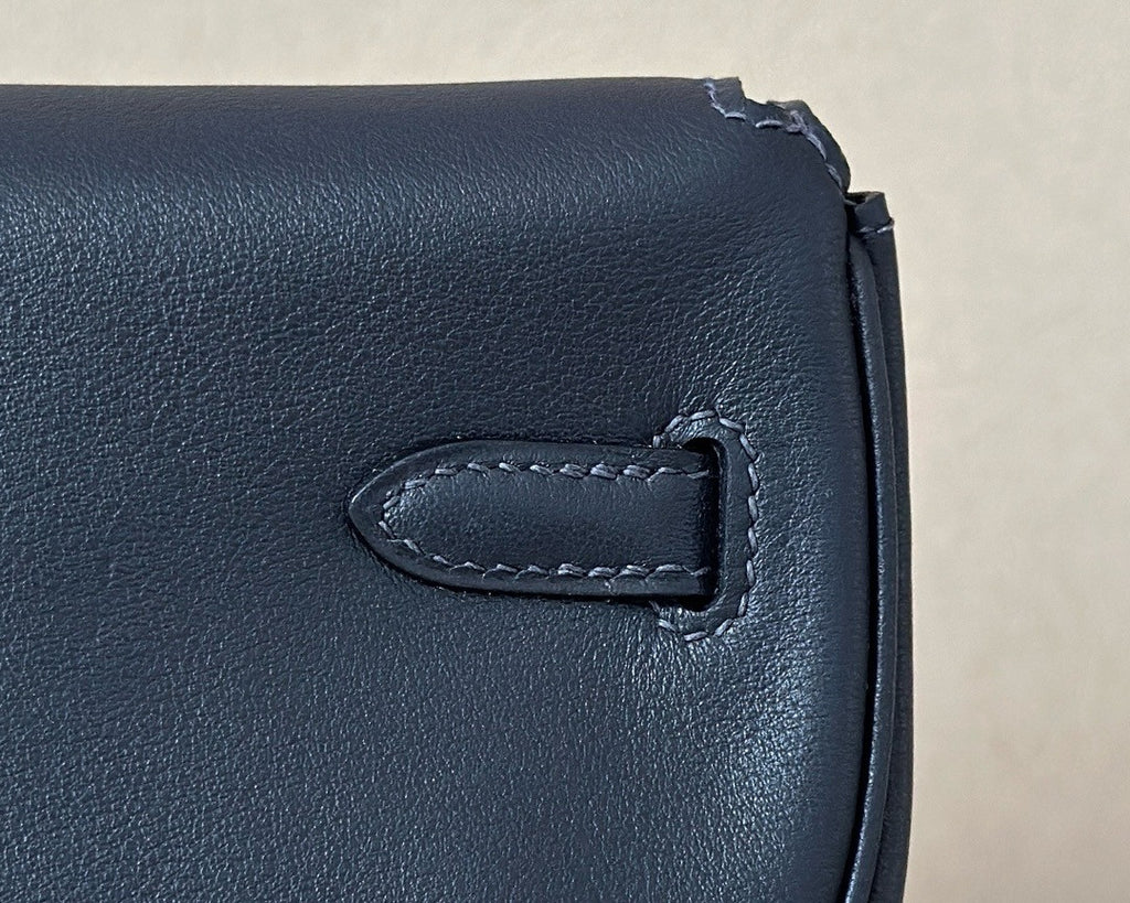 Hermès Kelly Moove Blue Nuit Swift Palladium Hardware