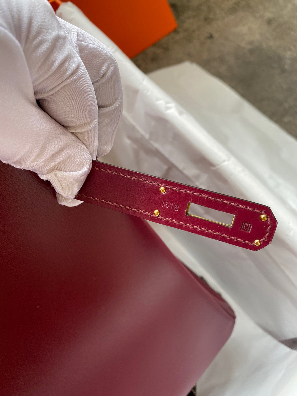 Hermes Bordeaux Birkin 35 Box Calf GHW