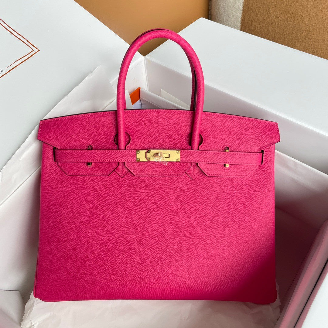 Hermès P9 Anemone Birkin 35 cm Epsom Leather Gold Hardware