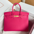 Hermès P9 Anemone Birkin 35 cm Epsom Leather Gold Hardware