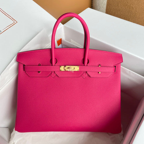 Hermès P9 Anemone Birkin 35 cm Epsom Leather Gold Hardware