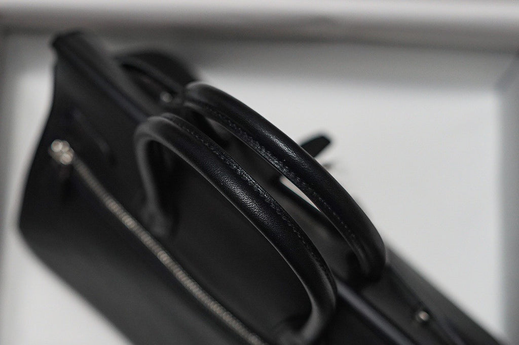 [Exclusive] Hermes Black Birkin Lakis 30 Bag with palladium hardware