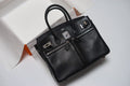 [Exclusive] Hermes Black Birkin Lakis 30 Bag with palladium hardware