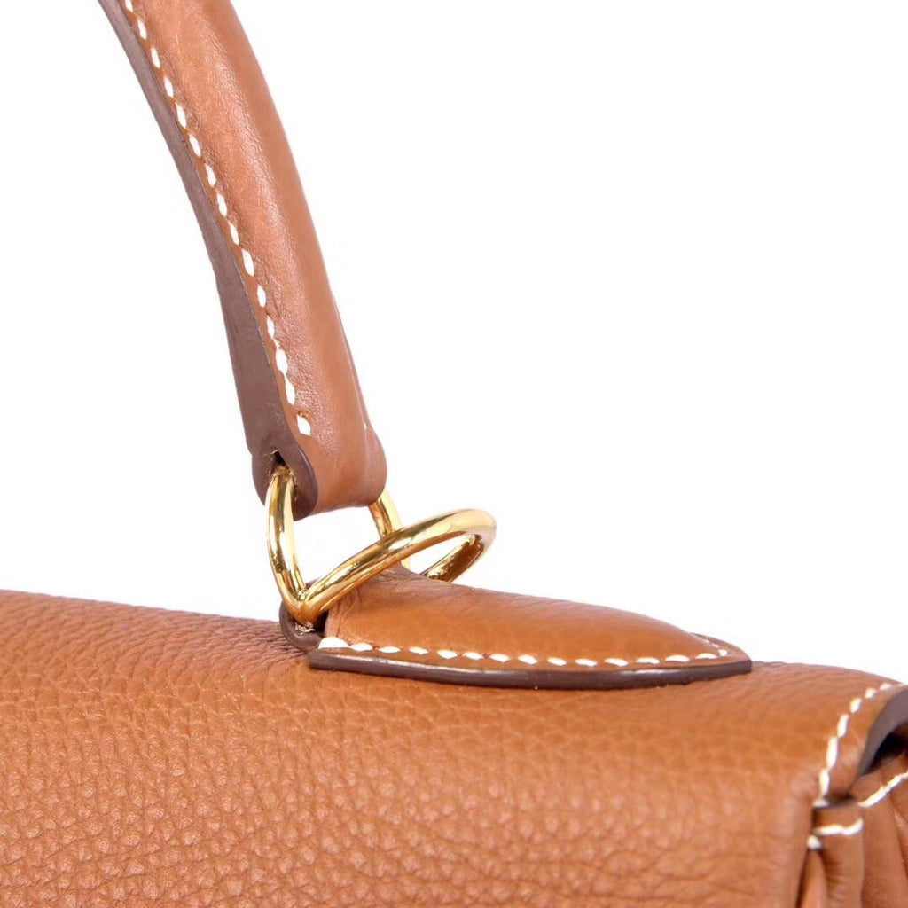 Hermès Gold Kelly 25 Togo Leather Gold Hardware