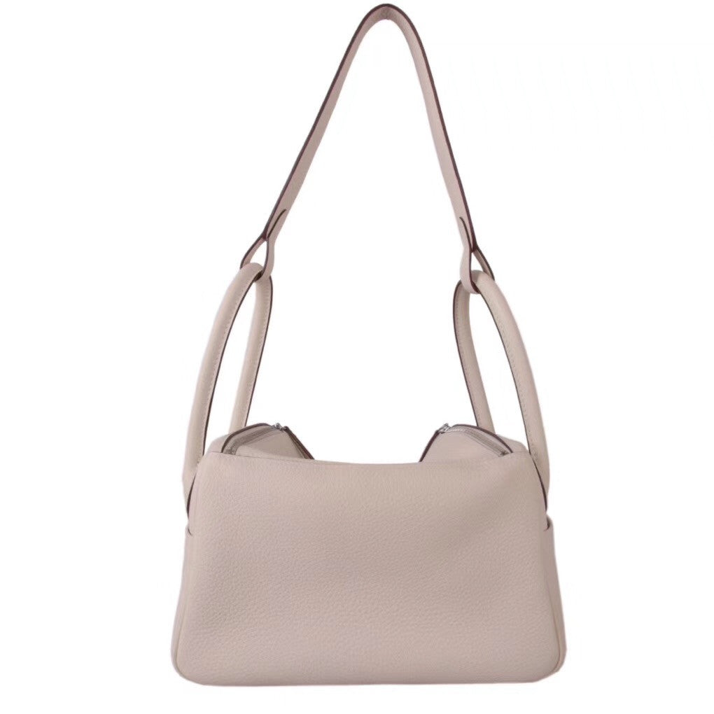 Hermes  3C Wool White Lindy 26 Togo Palladium HW