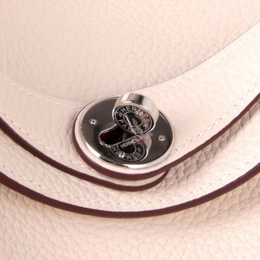 Hermes  3C Wool White Lindy 26 Togo Palladium HW