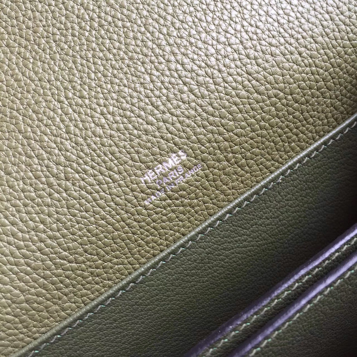 Hermes Vert Veronese Evercolor Calfskin Mini Roulis Bag