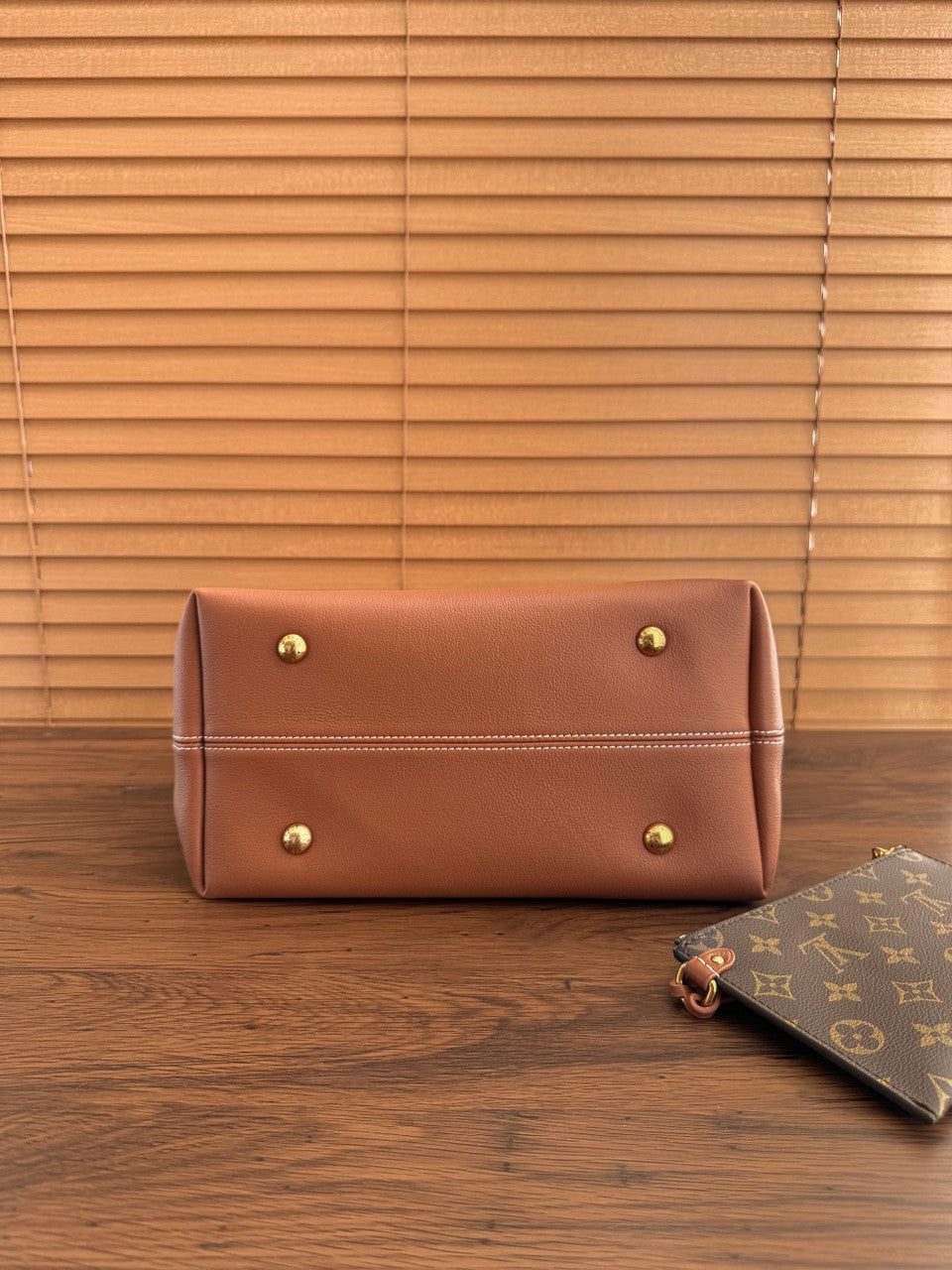 Louis Vuitton M24974 Low Key Hobo MM Cognac