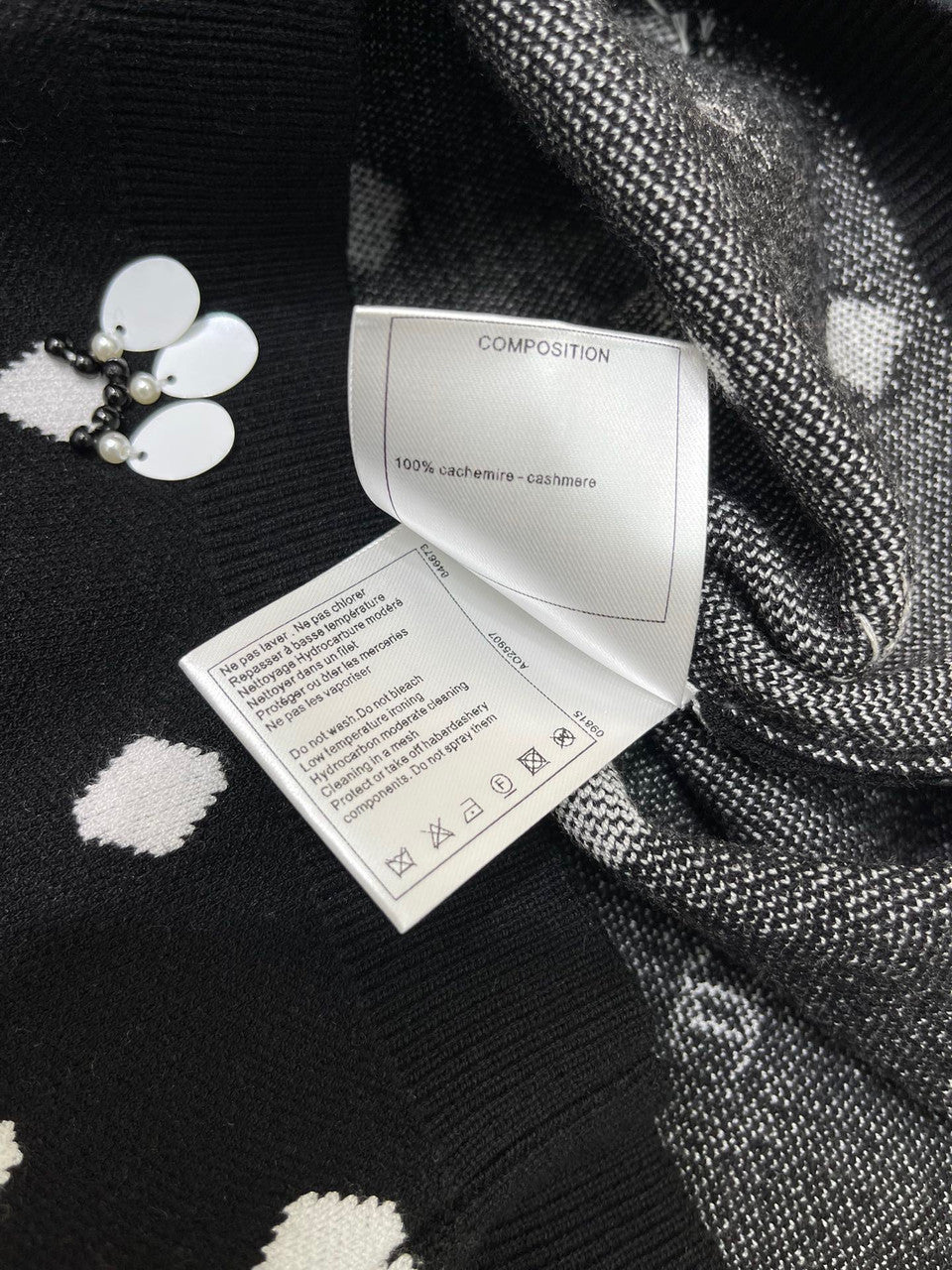 Chanel Embroidered Cashmere Skirt SS2023