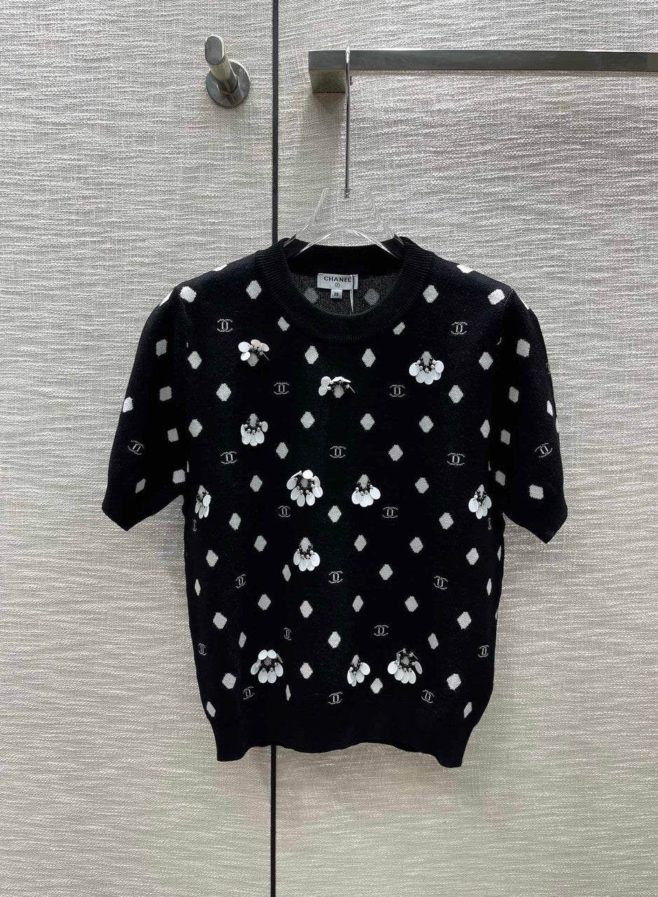 Chanel Embroidered Cashmere Shirt SS2023