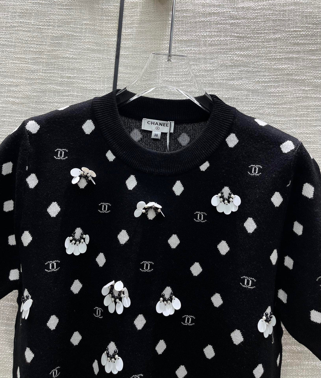 Chanel Embroidered Cashmere Shirt SS2023