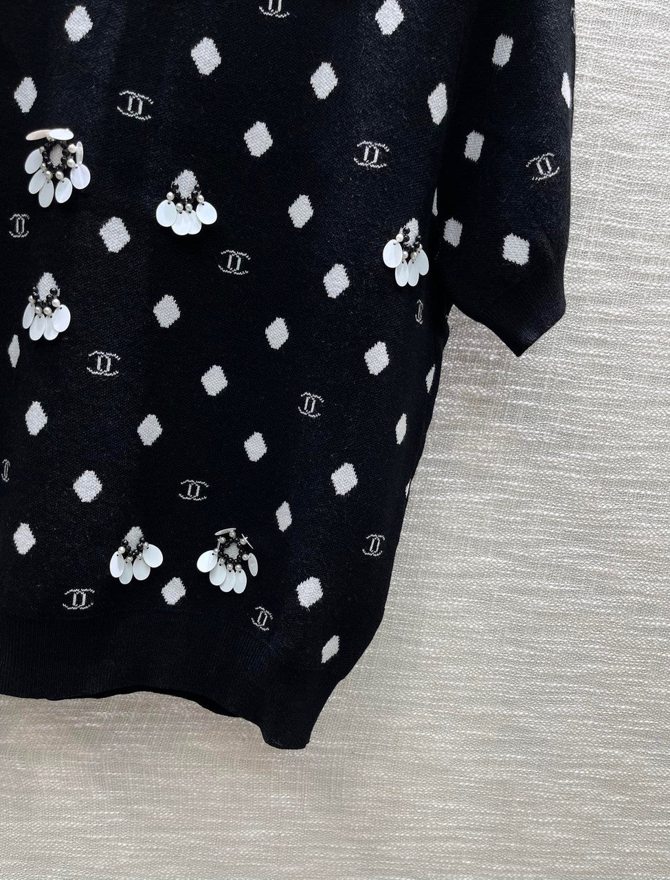 Chanel Embroidered Cashmere Shirt SS2023