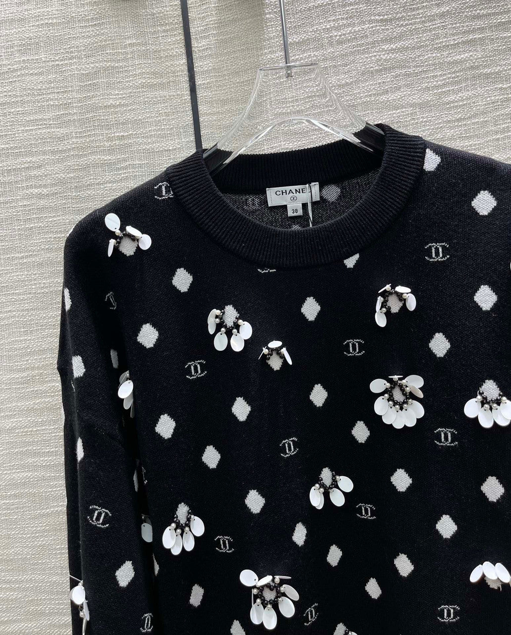 Chanel Embroidered Cashmere Sweater  SS2023