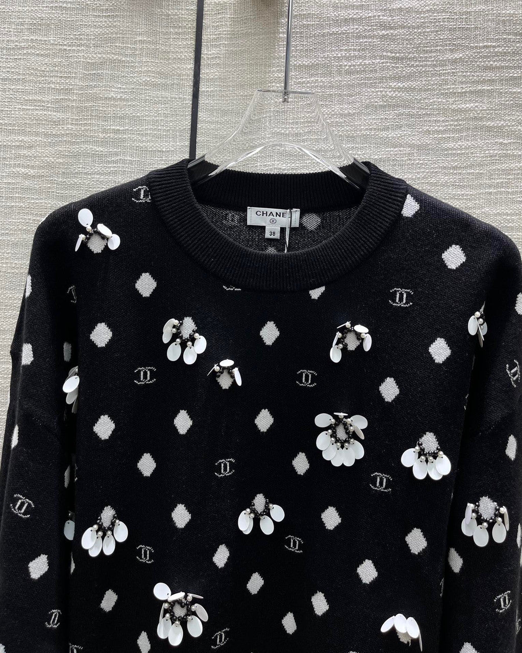 Chanel Embroidered Cashmere Sweater  SS2023